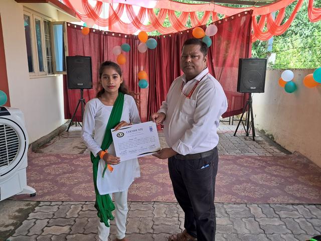 Certificate of participation