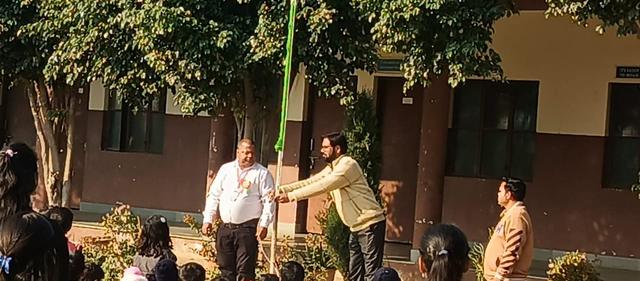 Flag hoisting