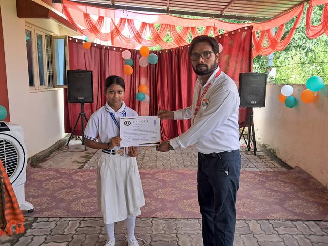 Certificate ceremony