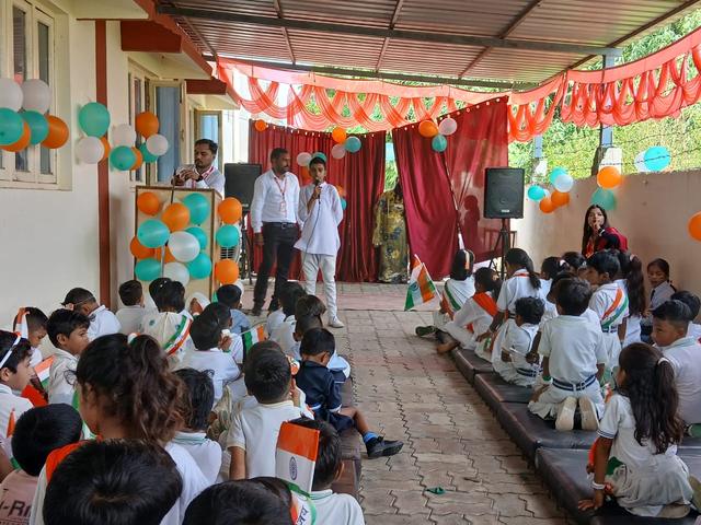 Students at the cultural programme